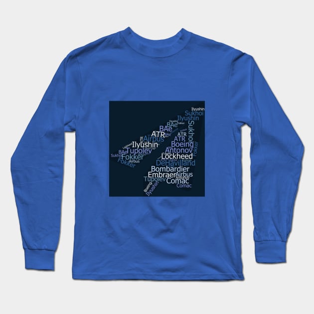 Paper Plane Manufacturers | Gift Long Sleeve T-Shirt by ProPlaneSpotter